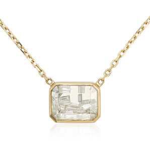 Esmeralda Diamond Necklace Necklaces - Moritz Glik diamonds Apura
