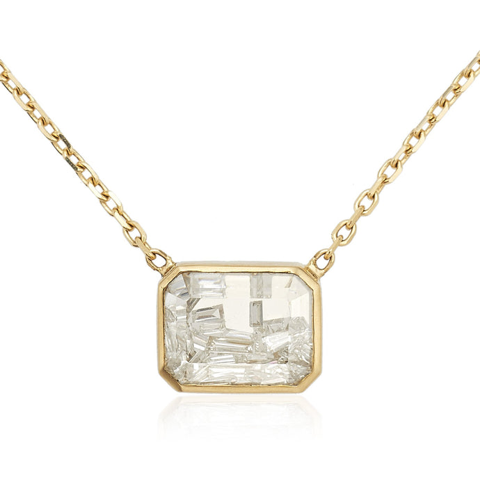 Esmeralda Diamond Necklace Necklaces - Moritz Glik diamonds Apura