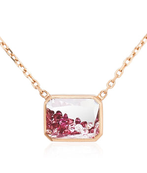 Esmeralda Ruby Shaker Necklace Necklace - Moritz Glik rubies Core