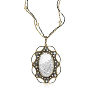 Espelho Necklace Necklaces - Moritz Glik diamonds Silver Archived