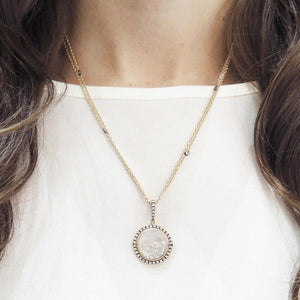 Halo 15 Shaker Necklace Necklaces - Moritz Glik diamonds Core