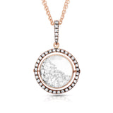 Halo 15 Shaker Necklace Necklaces - Moritz Glik diamonds Core