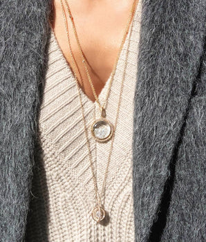 Halo 20 Shaker Necklace Necklaces - Moritz Glik diamonds Get Gifted Core