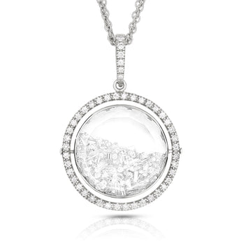 Halo 20 Shaker Necklace Necklaces - Moritz Glik diamonds