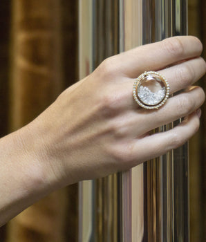 Halo Cocktail Ring Rings - Moritz Glik diamonds fall edit Core