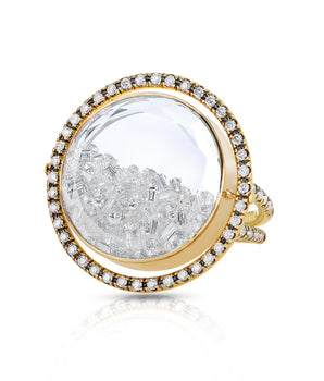 Halo Cocktail Ring Rings - Moritz Glik diamonds fall edit Core