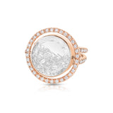 Halo Shaker Ring Rings - Moritz Glik diamonds Core