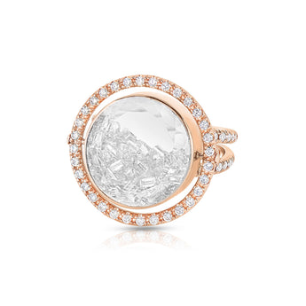 Halo Shaker Ring Rings - Moritz Glik diamonds Core