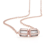 Hex Pave Necklace Necklace - Moritz Glik diamonds