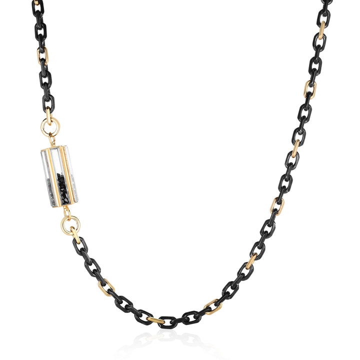 Hiroki Necklace Necklace - Moritz Glik Circo diamonds black diamond
