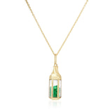 Janela Emerald Pendant Necklace - Moritz Glik janela emeralds