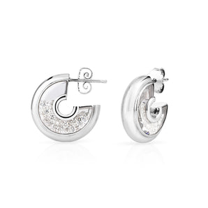 Letra 15 Earrings Earrings - Moritz Glik Hoops Roda diamonds
