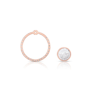 Lyra Pave Earrings Earrings - Moritz Glik diamonds Studs Circo