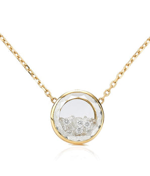 Naipe Circle Necklace Necklaces - Moritz Glik diamonds Core