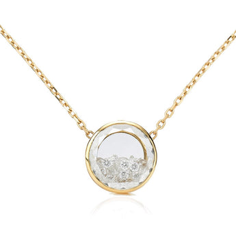 Naipe Circle Necklace Necklaces - Moritz Glik diamonds Core