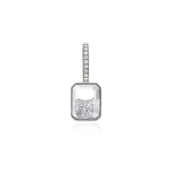 Naipe Diamond Emerald Cut Charm charms - Moritz Glik Core