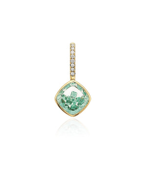 Naipe Emerald Charm Necklaces - Moritz Glik emeralds Ready to Ship Charm