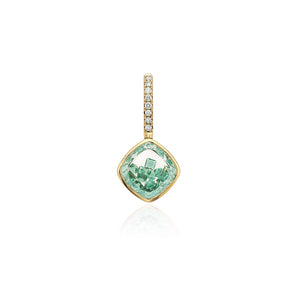 Naipe Emerald Charm Necklaces - Moritz Glik emeralds Ready to Ship Charm