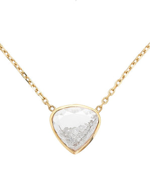Naipe Heart-ish Necklace Necklaces - Moritz Glik diamonds fall edit Core