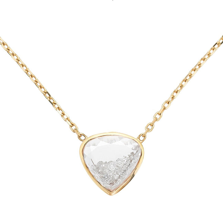 Naipe Heart-ish Necklace Necklaces - Moritz Glik diamonds fall edit Core