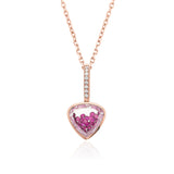 Naipe Ruby Charm Necklaces - Moritz Glik Heart Mother's Day Charm