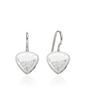 Naipe Shaker Earrings Heart-ish Earrings - Moritz Glik Ready to Ship diamonds