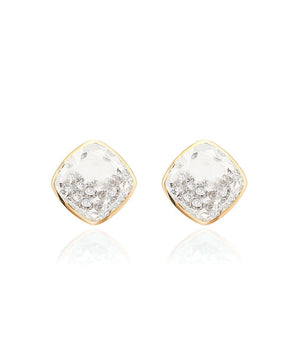 Naipe Shaker Studs Cushion Earrings - Moritz Glik diamonds Core