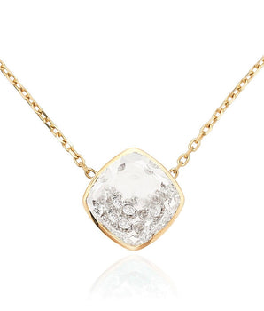 Naipe Twisted Cushion Necklace Necklaces - Moritz Glik diamonds Core