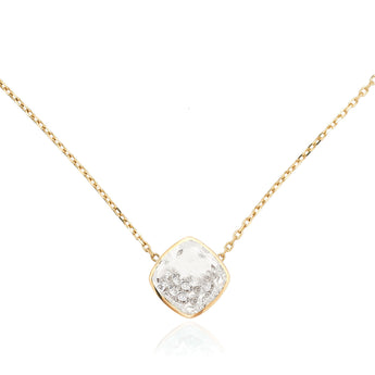 Naipe Twisted Cushion Necklace Necklaces - Moritz Glik diamonds Core
