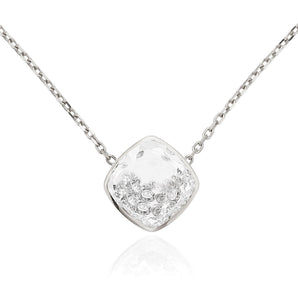 Naipe Twisted Cushion Necklace Necklaces - Moritz Glik diamonds Ready to Ship Core