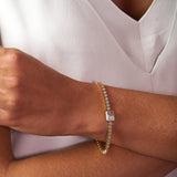Onda Tennis Bracelet - Cushion Bracelets - Moritz Glik diamonds fall edit Apura