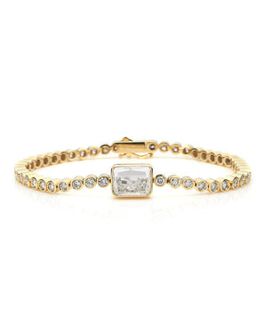 Onda Tennis Bracelet - Cushion Bracelets - Moritz Glik diamonds fall edit Apura