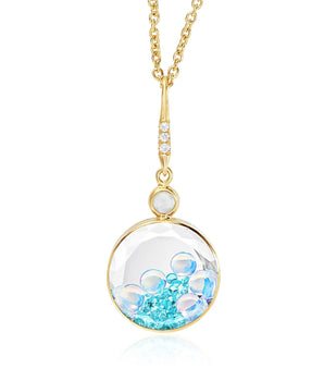 Opal Top Paraíba Necklace Necklaces - Moritz Glik other gemstones Paraiba Kaleidoscope Colors