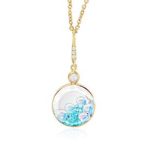 Opal Top Paraíba Necklace Necklaces - Moritz Glik other gemstones Paraiba Kaleidoscope Colors