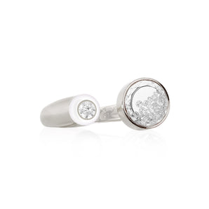 Orbita Diamond Ring Ring - Moritz Glik diamonds Enamel Apura