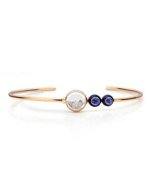 Orbita Enamel Cuff Bracelets - Moritz Glik diamonds Enamel Apura