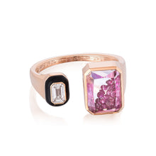 Load image into Gallery viewer, Orbita Ruby Ring Rings - Moritz Glik Enamel rings Apura
