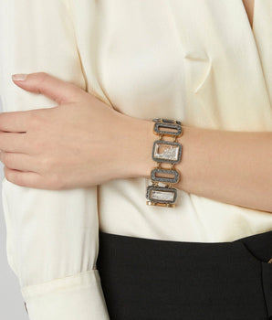 Pave Diamond Shaker Bracelet Bracelets - Moritz Glik diamonds Ready to Ship Archived