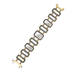 Pave Diamond Shaker Bracelet Bracelets - Moritz Glik diamonds Ready to Ship Archived