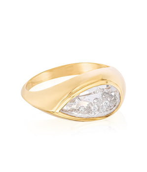 Pêra Ring Rings - Moritz Glik Elos diamonds