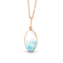 Load image into Gallery viewer, Petite Oval Paraíba Shaker Pendant Necklace - Moritz Glik other gemstones Paraiba Mother&#39;s Day
