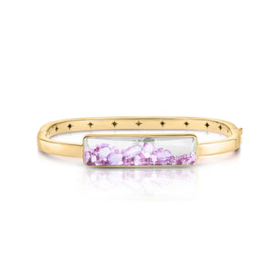 Pink Shaker Bangle Bracelets - Moritz Glik sapphires