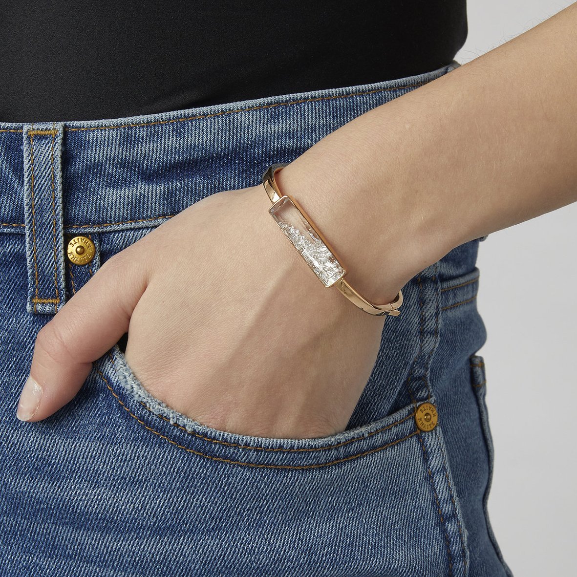 Multi Stone Gold Magnetic Bracelet | Alicia Van Fleteren - Annie Kaill's