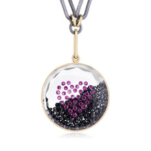 Load image into Gallery viewer, Rock&#39;n Heart Necklace Necklaces - Moritz Glik Heart rubies black diamond
