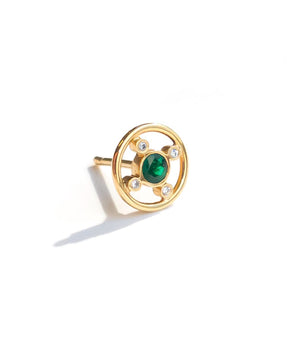 Roda Emerald Stud Earrings - Moritz Glik Ready to Ship Studs emeralds