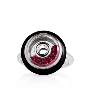Roda Enamel Ring Ruby Ring - Moritz Glik Roda rubies Enamel