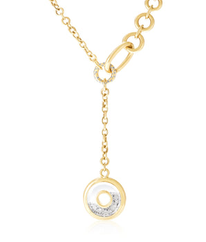 Roda Lariat Necklace Necklace - Moritz Glik Roda diamonds