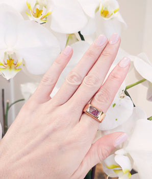 Sansão Cigar Band Ruby Rings - Moritz Glik Elos rubies Cigar Band
