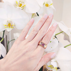 Sansão Cigar Band Ruby Rings - Moritz Glik Elos rubies Cigar Band