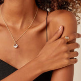 Single Initial Locket Ring Rings - Moritz Glik diamonds Lockets Customize Yours